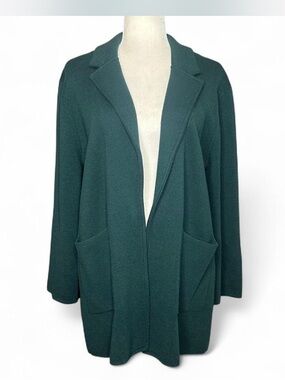 💜 J.Crew Sophie Blazer Wool Blend Cardigan Jacket Coat  (L)